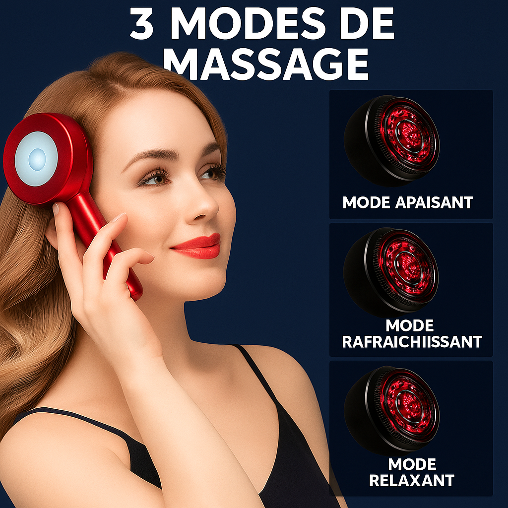 LumiVital™ - Peigne de massage du cuir chevelu