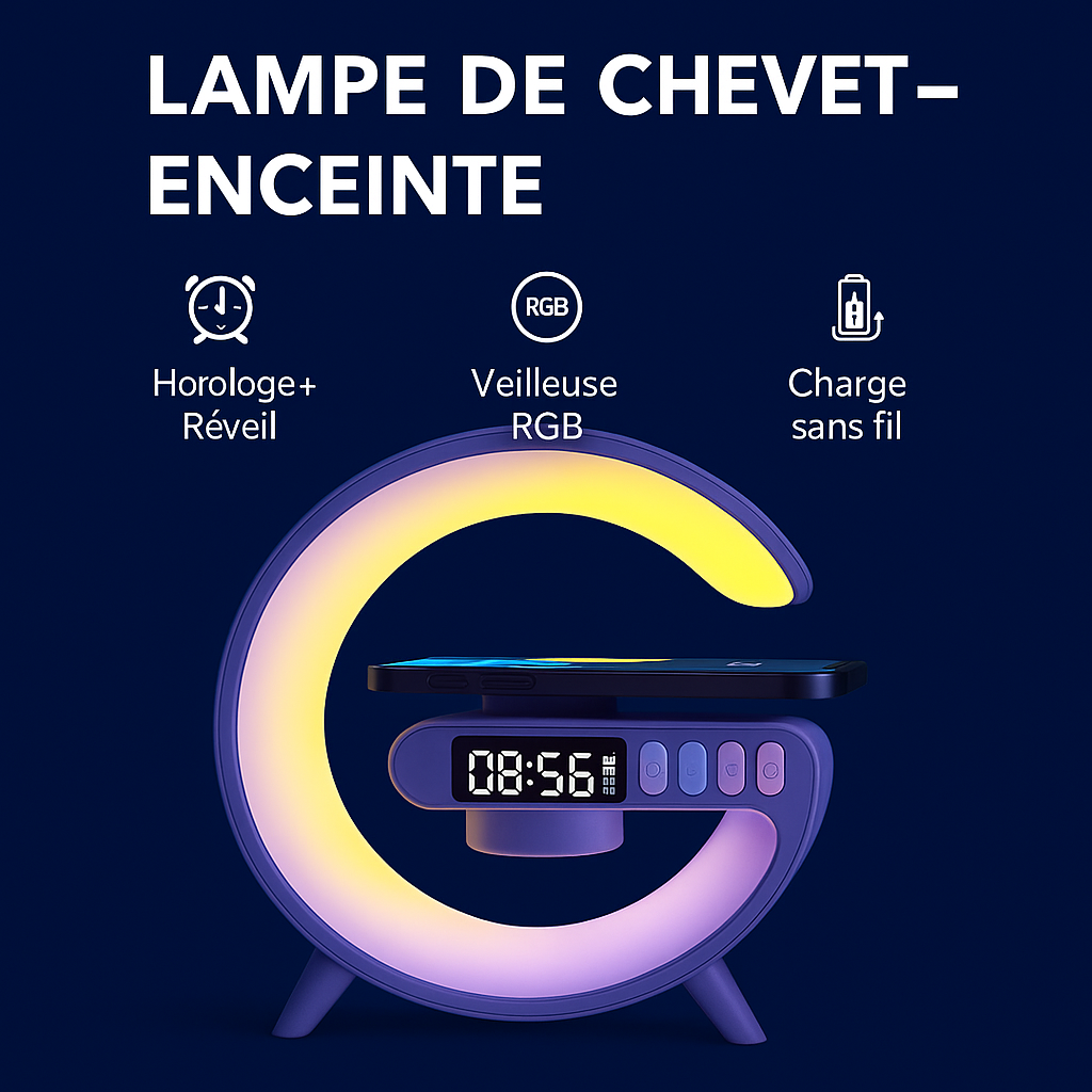 GlowStation™ - Station de réveil LED intelligente