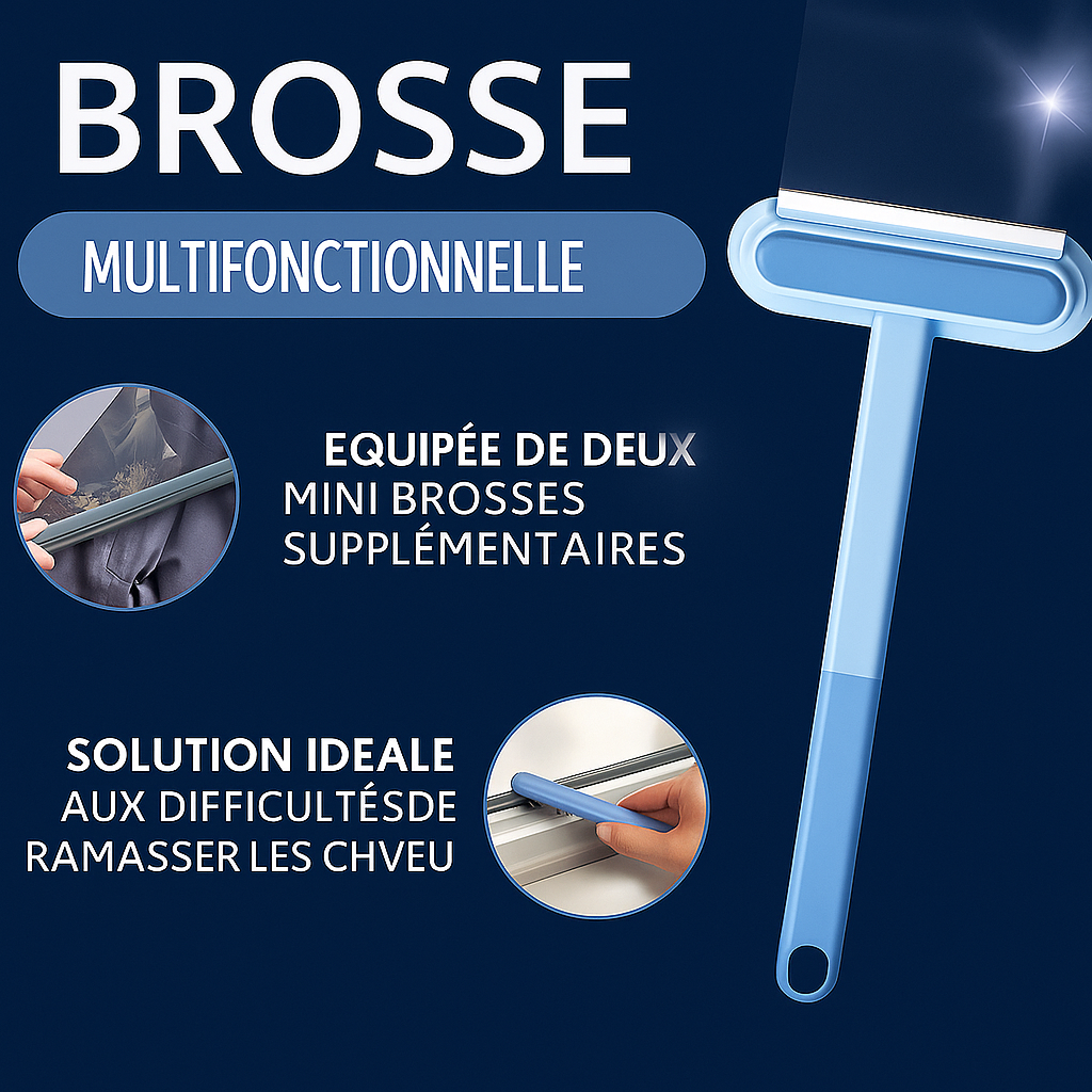 Yopoll™ – Brosse anti-poils multifonctionnelle