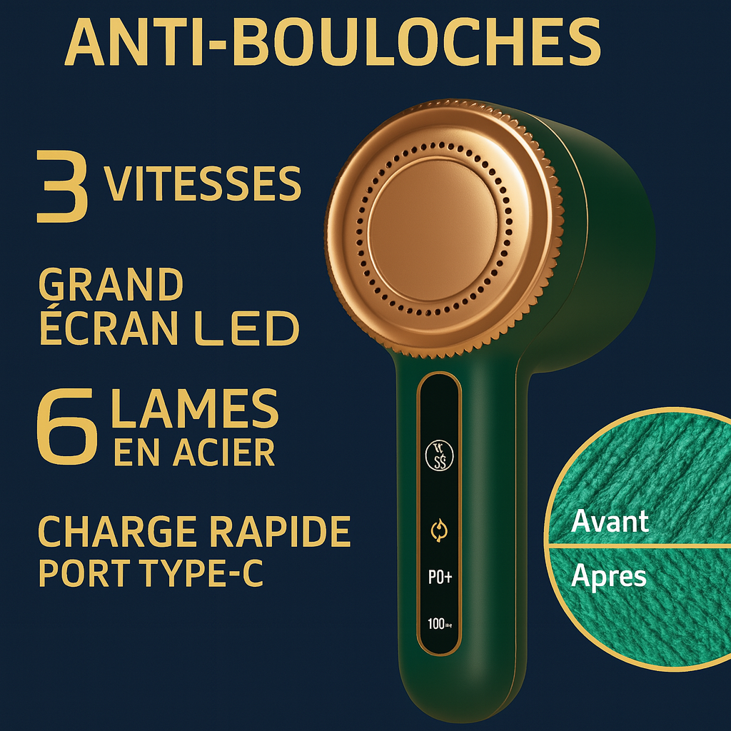 FreshWear™ - Rasoir anti-bouloche rechargeable