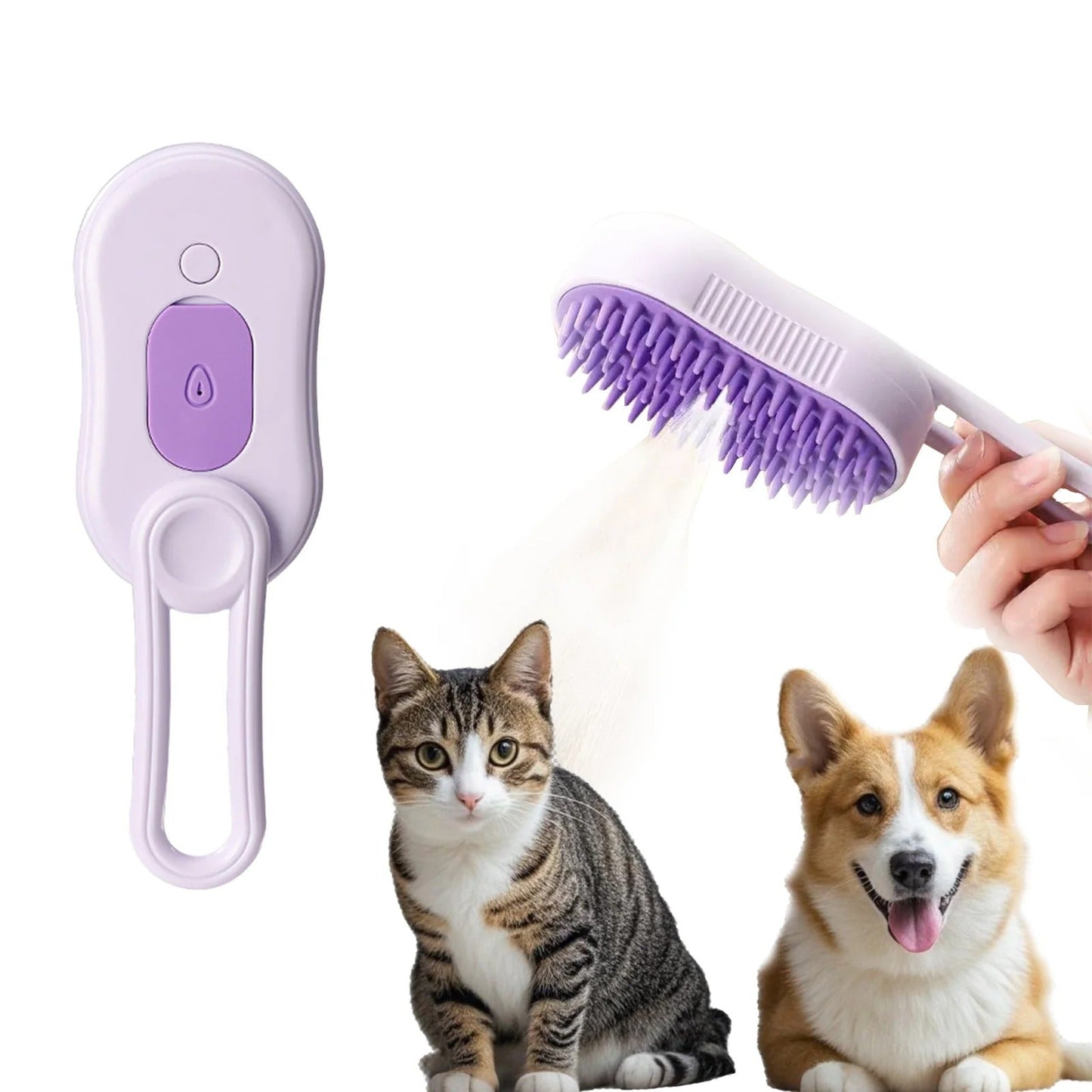 PuffEase™ - Brosse de toilettage vapeur