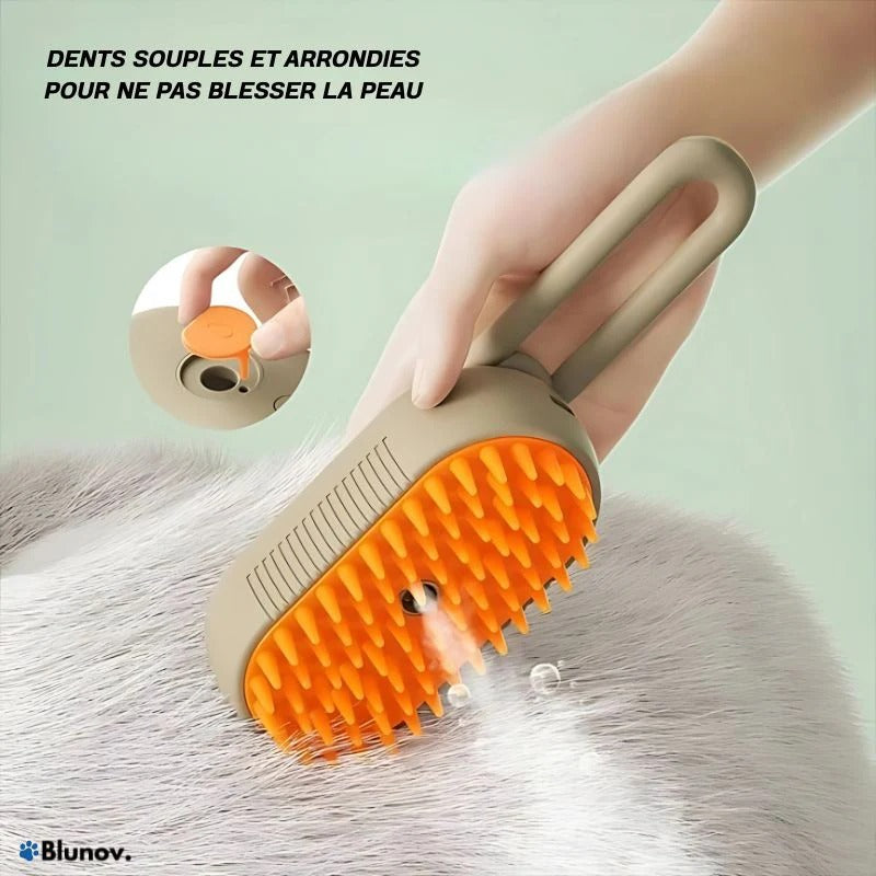 PuffEase™ - Brosse de toilettage vapeur