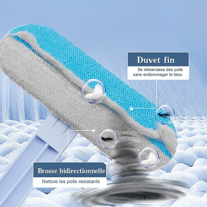 Yopoll™ – Brosse anti-poils multifonctionnelle