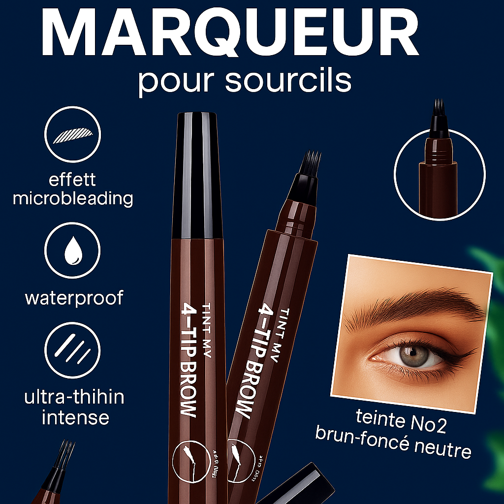 Eyebrow™ Stylo à sourcils de précision à 4 points