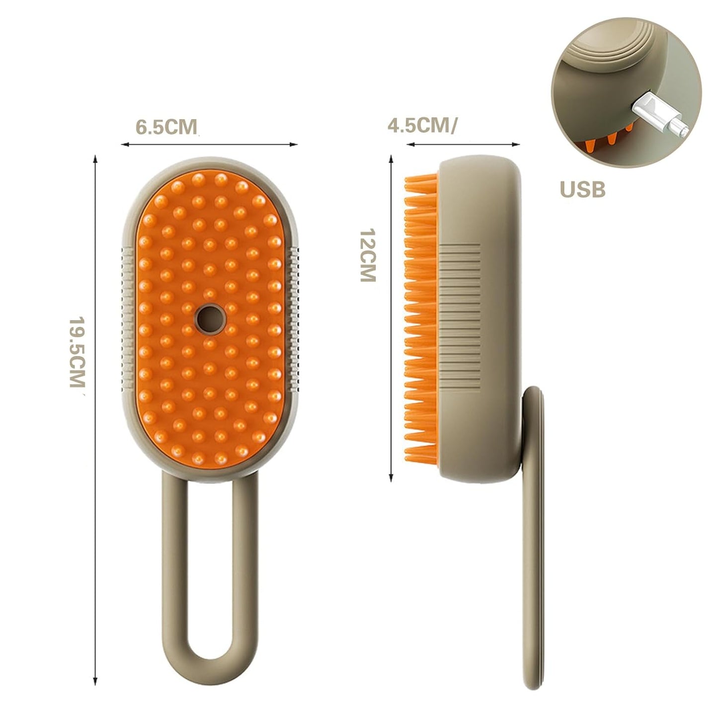 PuffEase™ - Brosse de toilettage vapeur