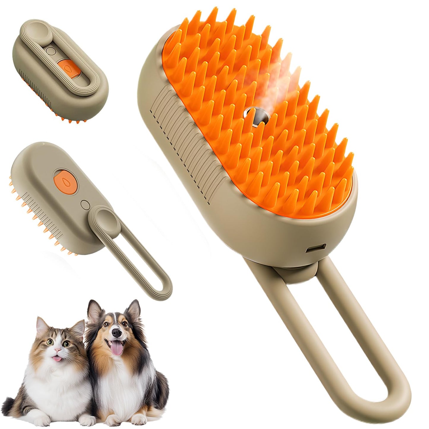 PuffEase™ - Brosse de toilettage vapeur