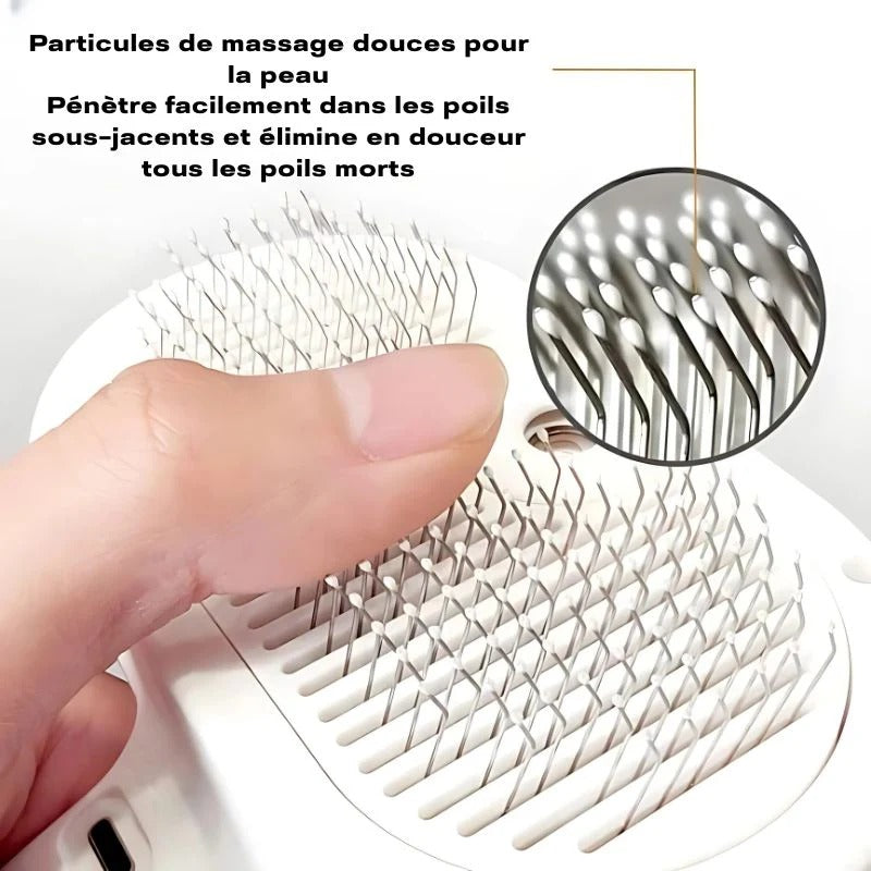 PuffEase™ - Brosse de toilettage vapeur