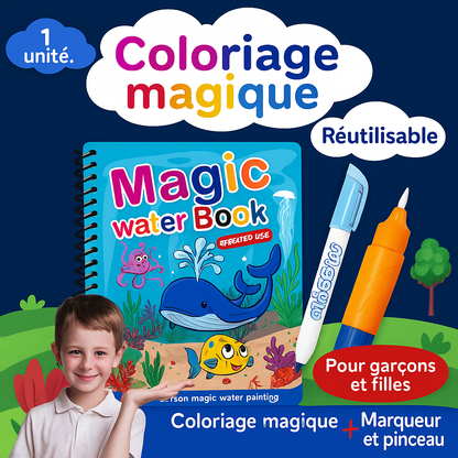 Waterbook™ - Cahier de coloriage magique